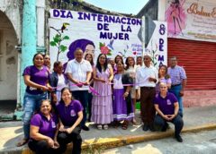 Conmemoran el 8M en Playa Vicente con feria de mujeres emprendedoras