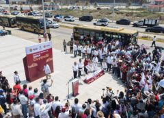 Modernizan transporte en Coatzacoalcos con nuevas unidades Quetzalli