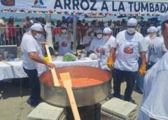 Con degustación masiva de arroz a la tumbada concluyen fiestas de Alvarado