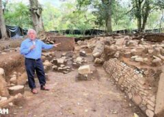 INAH descubre estructura y escultura prehispánicas en Coatepec
