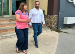 Gobernadora Nahle y Pedro Miguel impulsan obras deportivas y sanitarias para Coatzacoalcos
