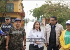Rocío Nahle pide evacuar zonas de riesgo en Coatzacoalcos y Nanchital
