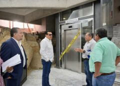 Supervisa presidente de la Jucopo trabajos de mantenimiento al inmueble del Congreso